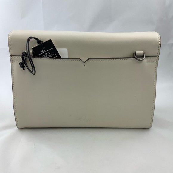 NWT Philo Elite Leather Envelope Clutch in Ivory - Picture 3 of 5